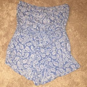 NEW forever 21 strapless romper